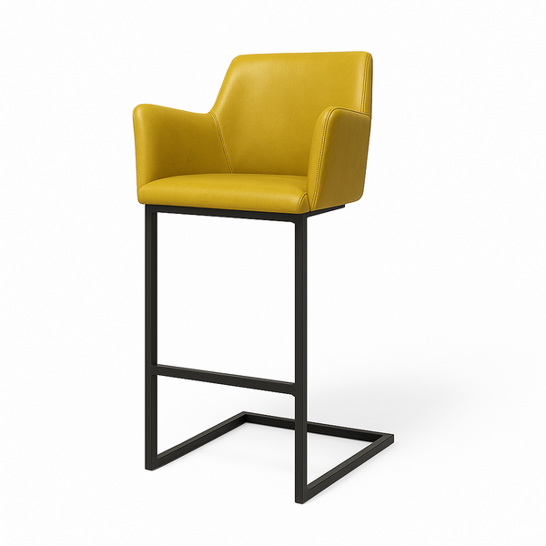 Barhocker aus Leder | Modell GIAN