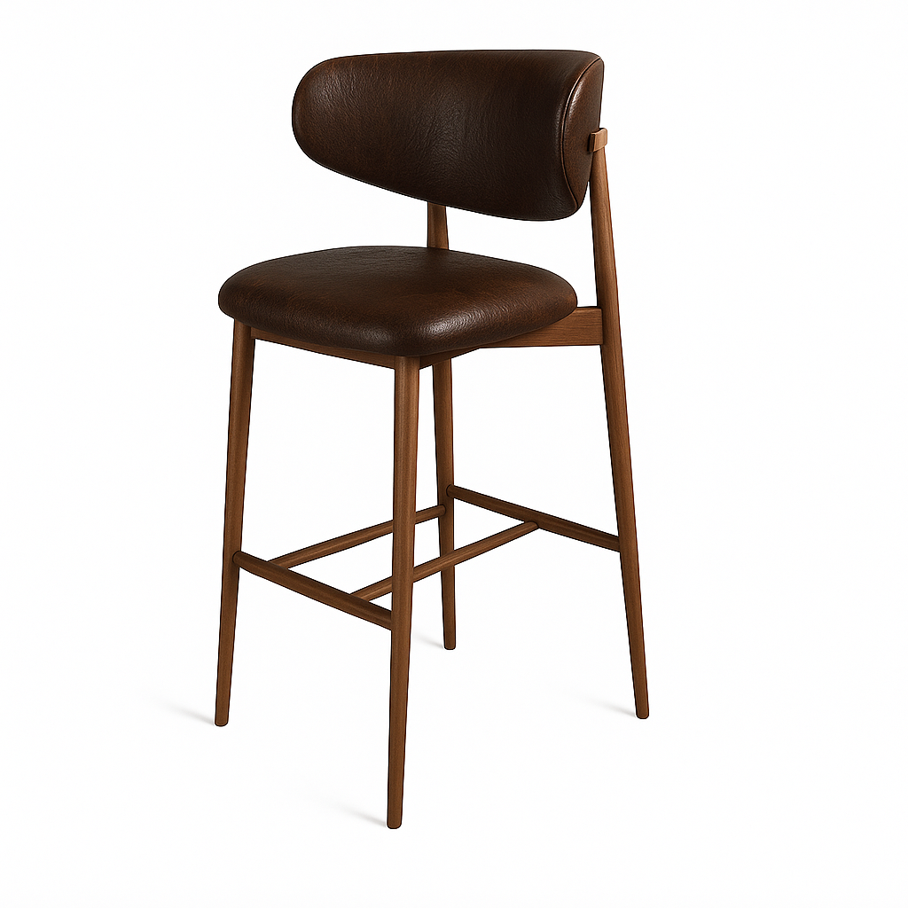 Barhocker aus Leder | Modell OLE