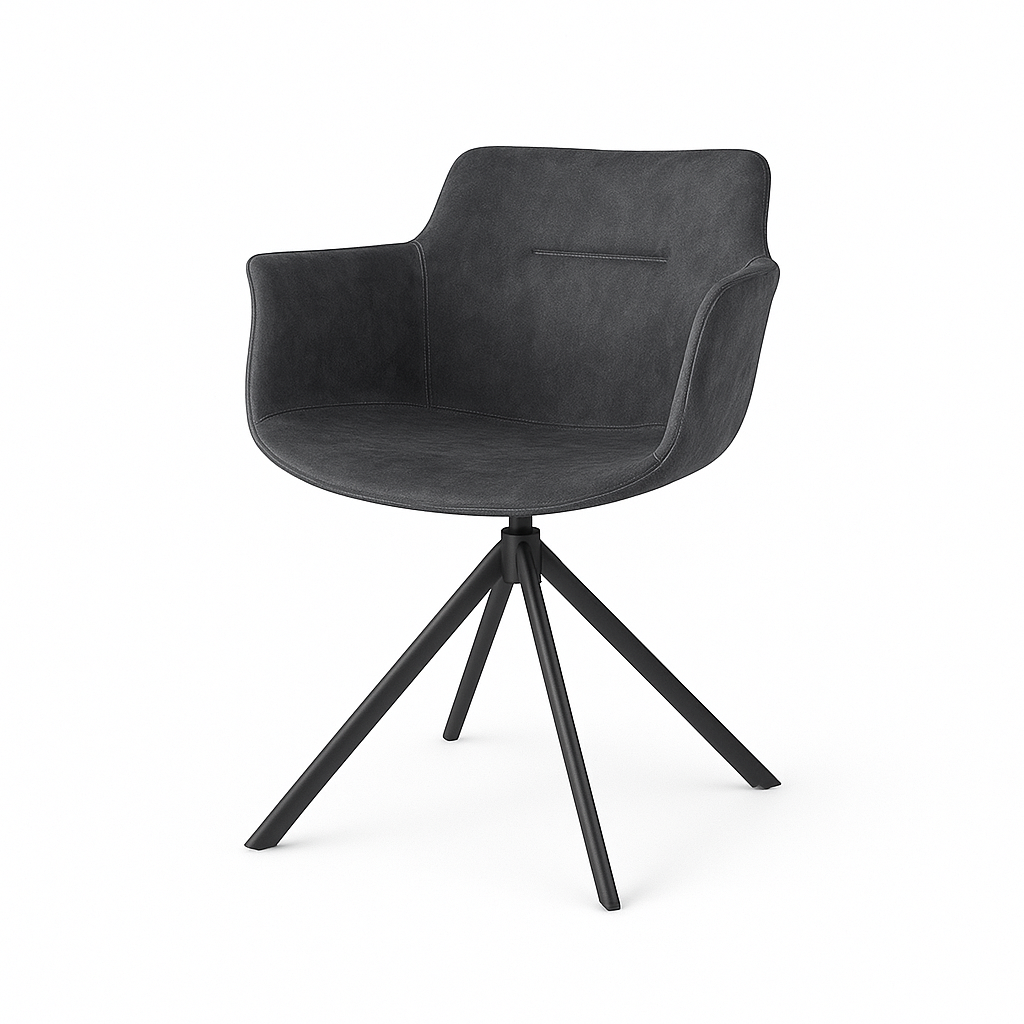 Küchenstuhl aus Samt | Modell MARA