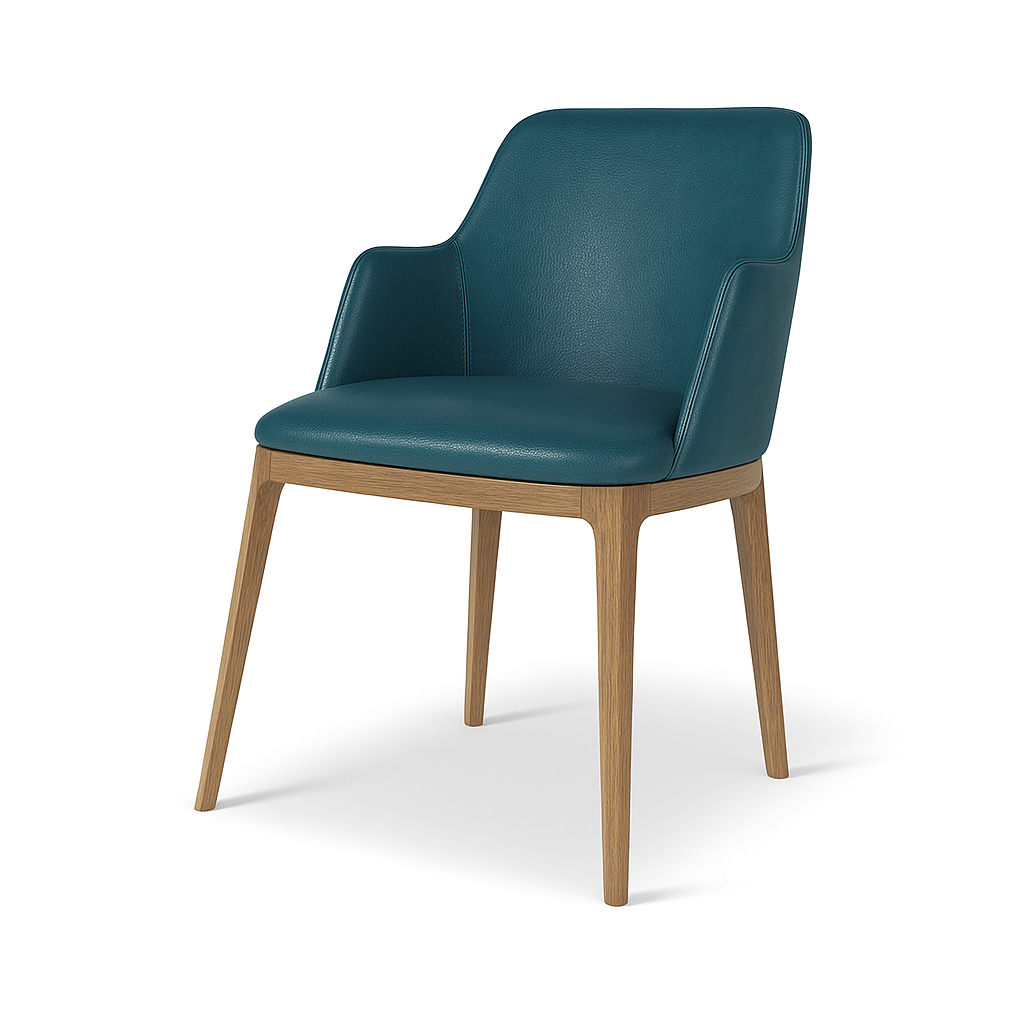 Stuhl aus Naturleder | Modell VIVI